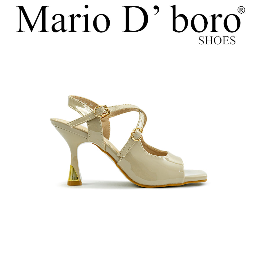 Mario D' boro Women's Heeled Sandals LY 29119 - Beige / Taupe C80
