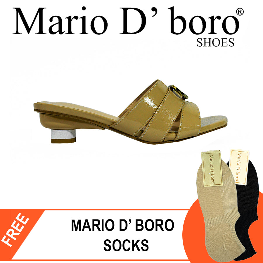 Mario D' Boro Women's Heeled Sandals LX 27510 Beige/Light Gray C58