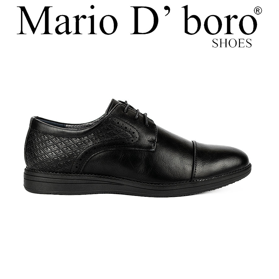 Mario D' Boro Men's Casual Sneakers Mw 24214 Dark Brown/Black C43-C45