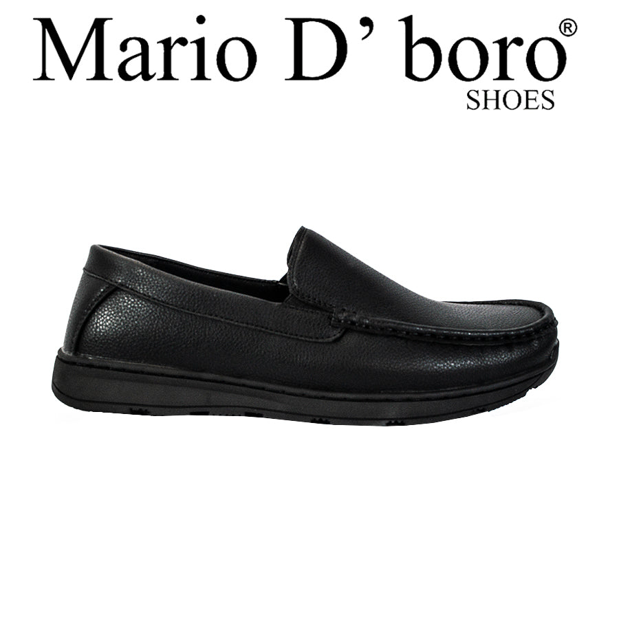 Mario D' Boro Men's Casual Loafers MX 25697 Black/Dark Brown C62