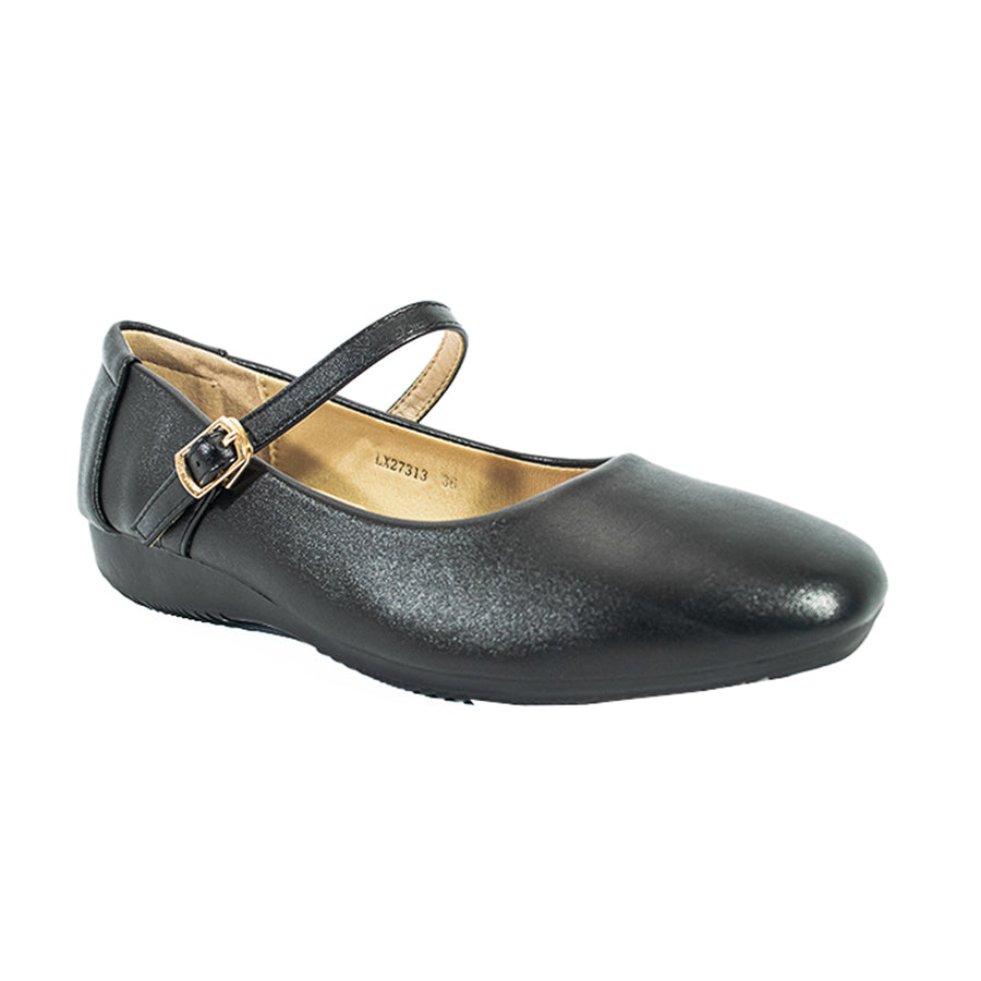 Mario D' Boro Women's SSHS Flats LX 27313 Black C54