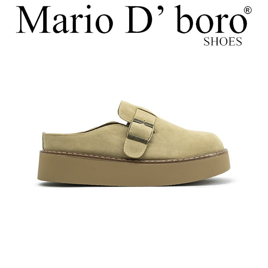 Women's Mules LY 28826 Bone/Medium Brown C74