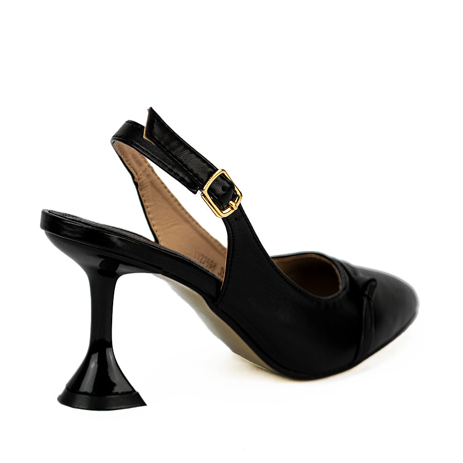 Mario D' Boro Women's Heeled Sandals Lw 22598 Beige/Black