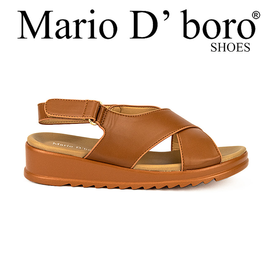 Mario D' Boro Women's Sandals Lw 23927 Black/Dark Brown C33