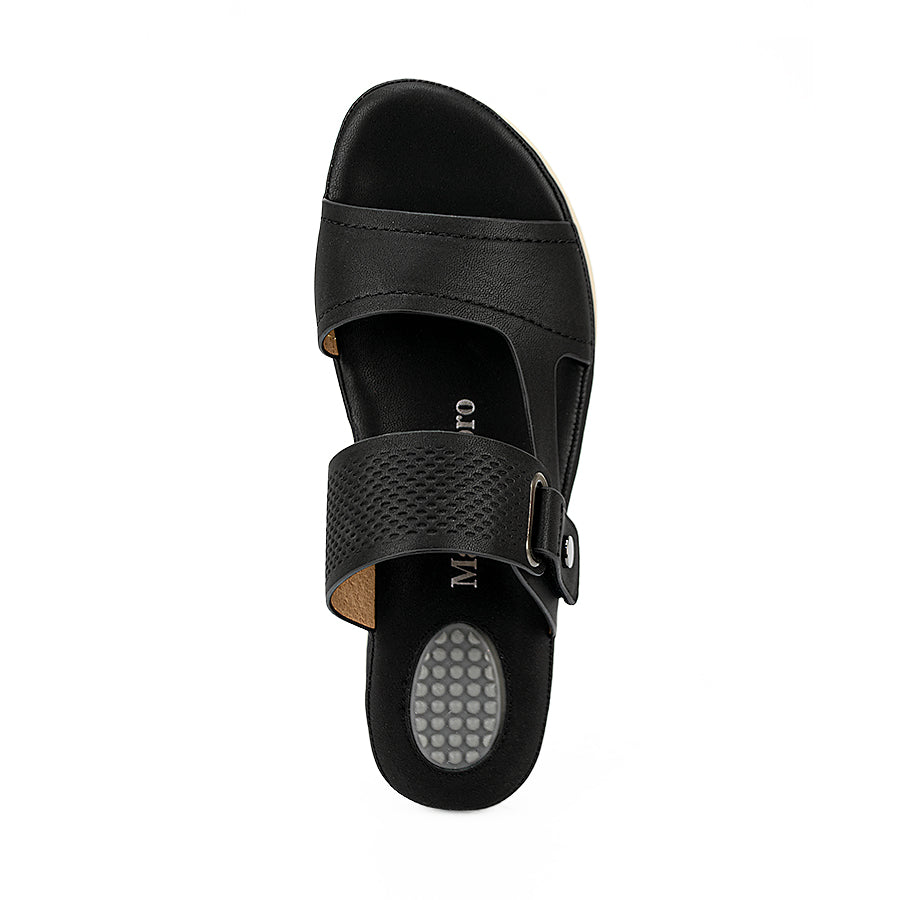 Mario D' Boro Women's Sandals Lv 013 Black/Light Gray