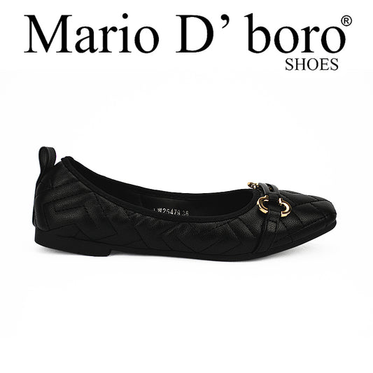 Mario D'Boro Women Ballet Flats Shoes LW 25479 Black C40