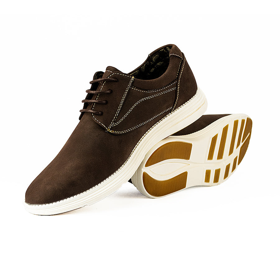 Mario D' Boro Men's Casual Oxford Mw 24583 Black/Dark Brown C45