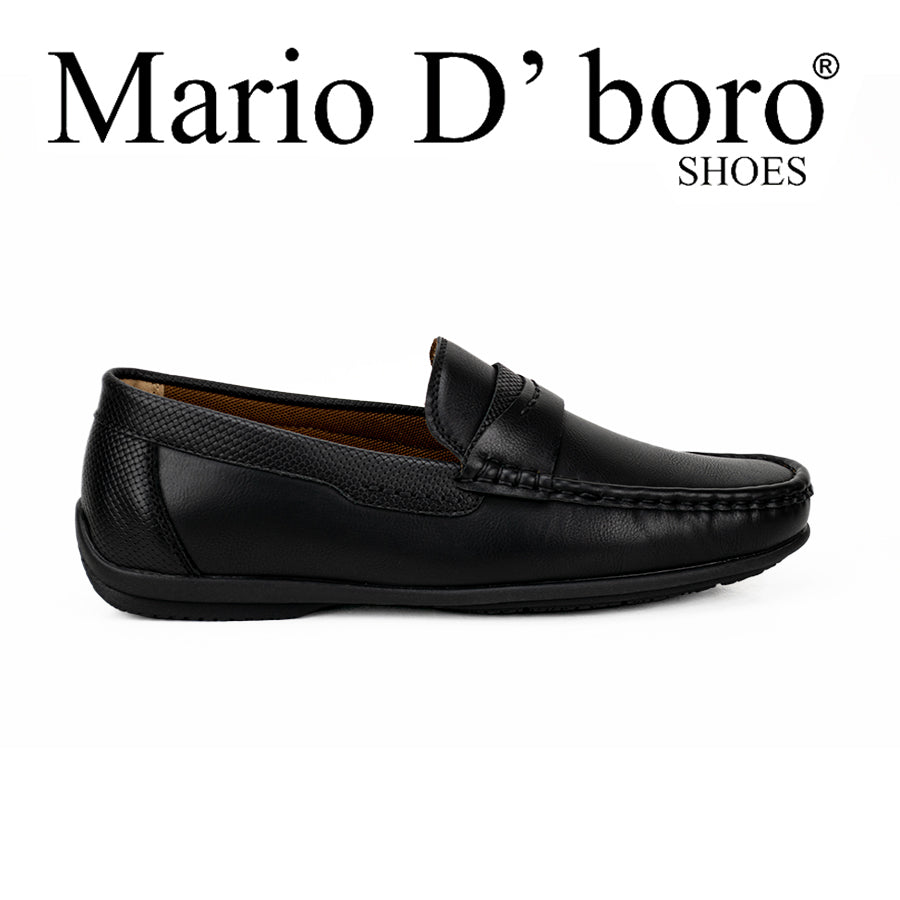 Mario D' Boro Men's Casual Shoes Mv 22201 Black/Tan