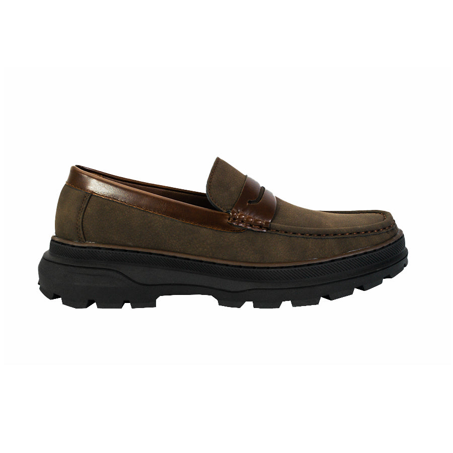 Mario D' Boro Men's Casual Loafers MX 25754 Dark Brown C62