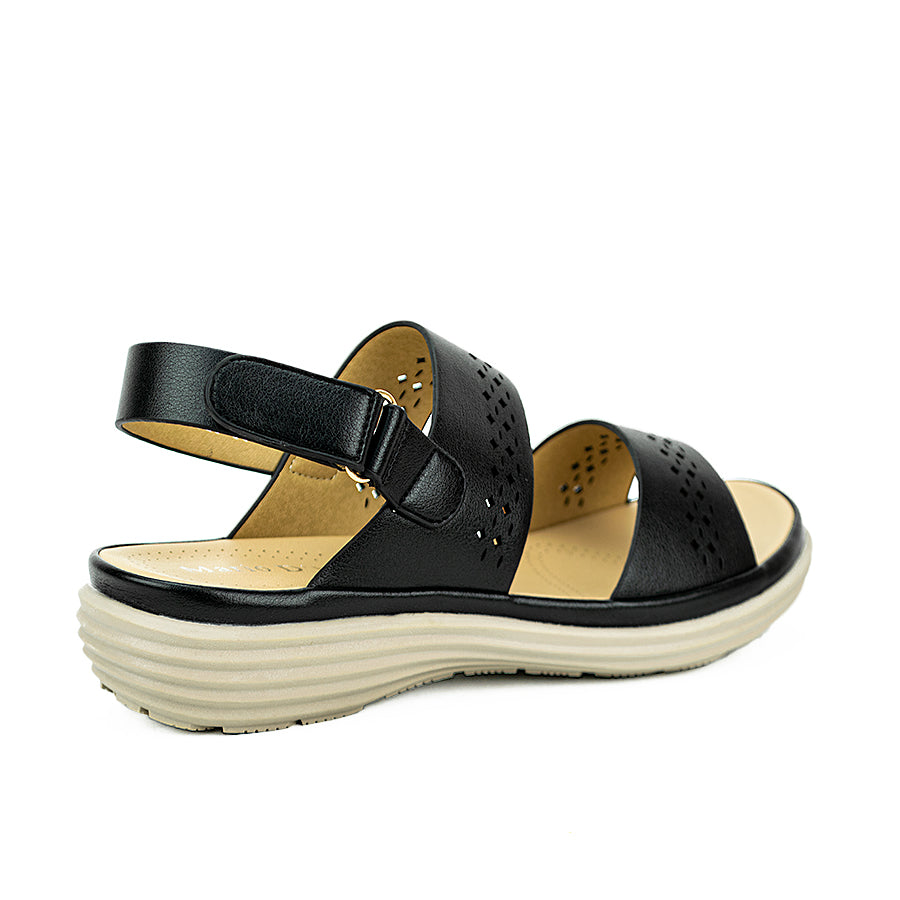 Mario D' Boro Women's Sandals Lv 22020 Black/Light Gray