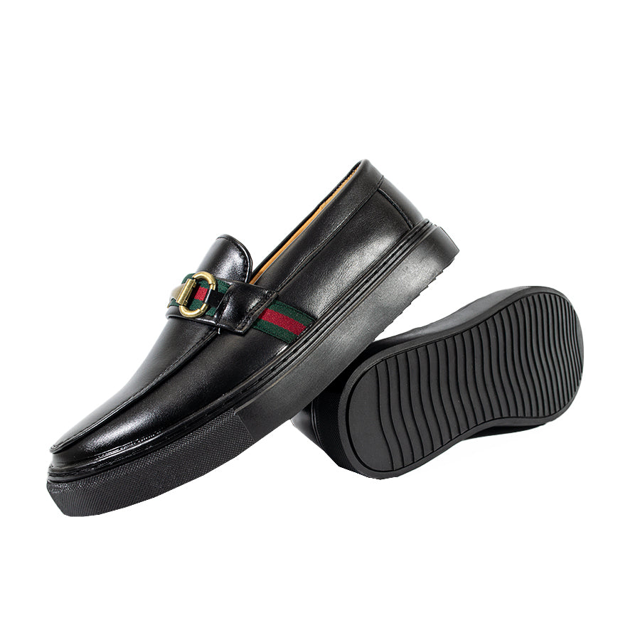 Mario D' Boro Men's Casual Loafers MX 25304 Black C57