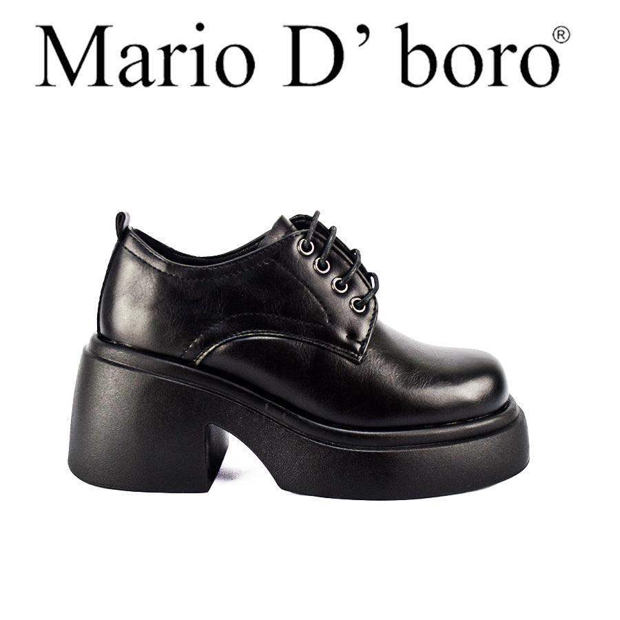 Mario D' Boro Women's Korean Flats LW 26126 Black