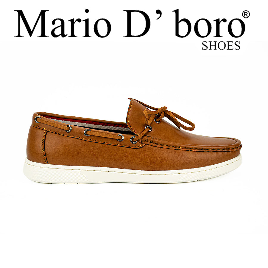 Mario D' Boro Men's Casual Loafers Shoes Mw 22909 Black/Brown