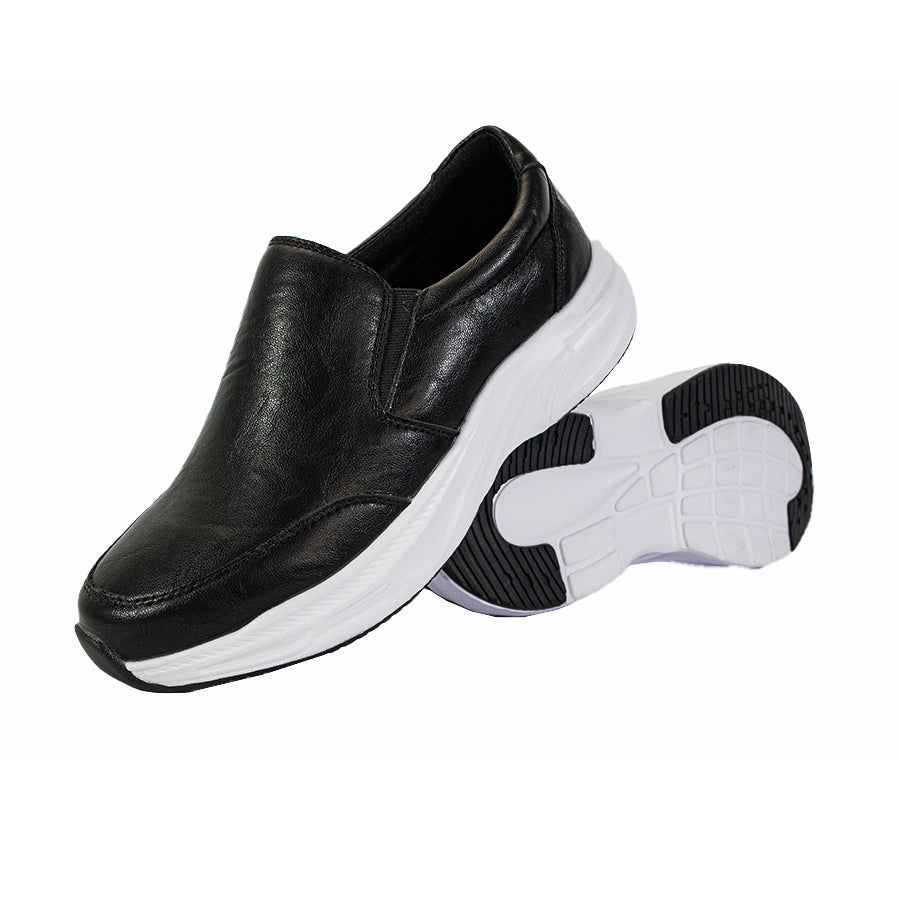 Mario D' Boro Men's Casual Loafers MX 25757 Black/Dark Brown C62