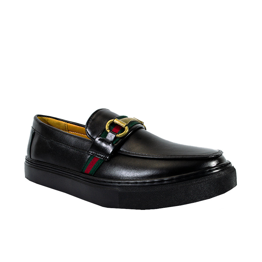 Mario D' Boro Men's Casual Loafers MX 25304 Black C57
