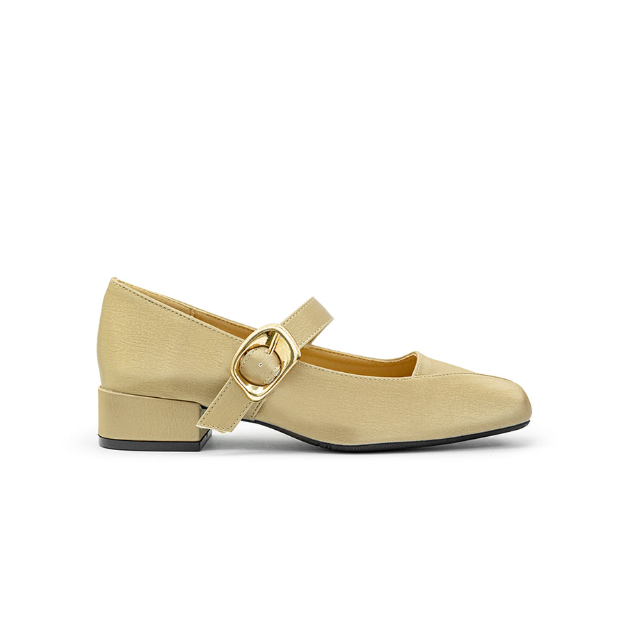 Mario D' boro Women's College Pumps LY 29246 Beige / Black C79