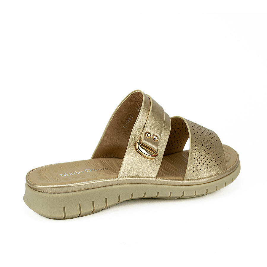 Mario D' Boro Women's Sandals Lv 019 Beige/Brown