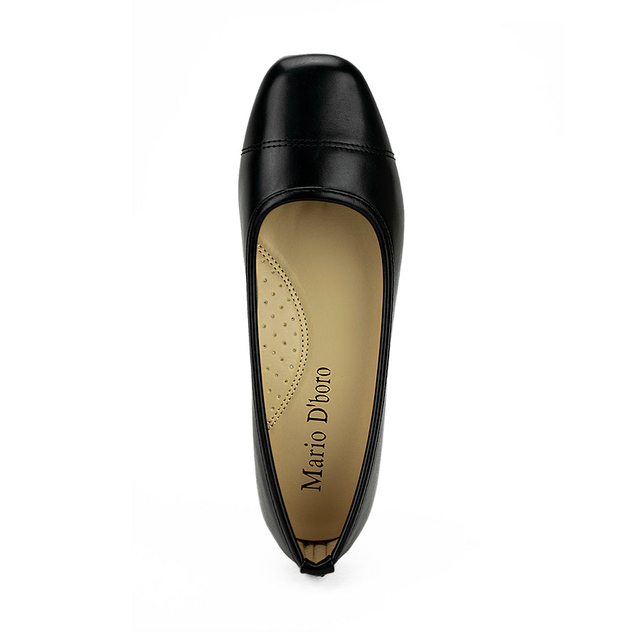 Mario D' Boro Women's School Flat Shoes Lv 22169 Black C29