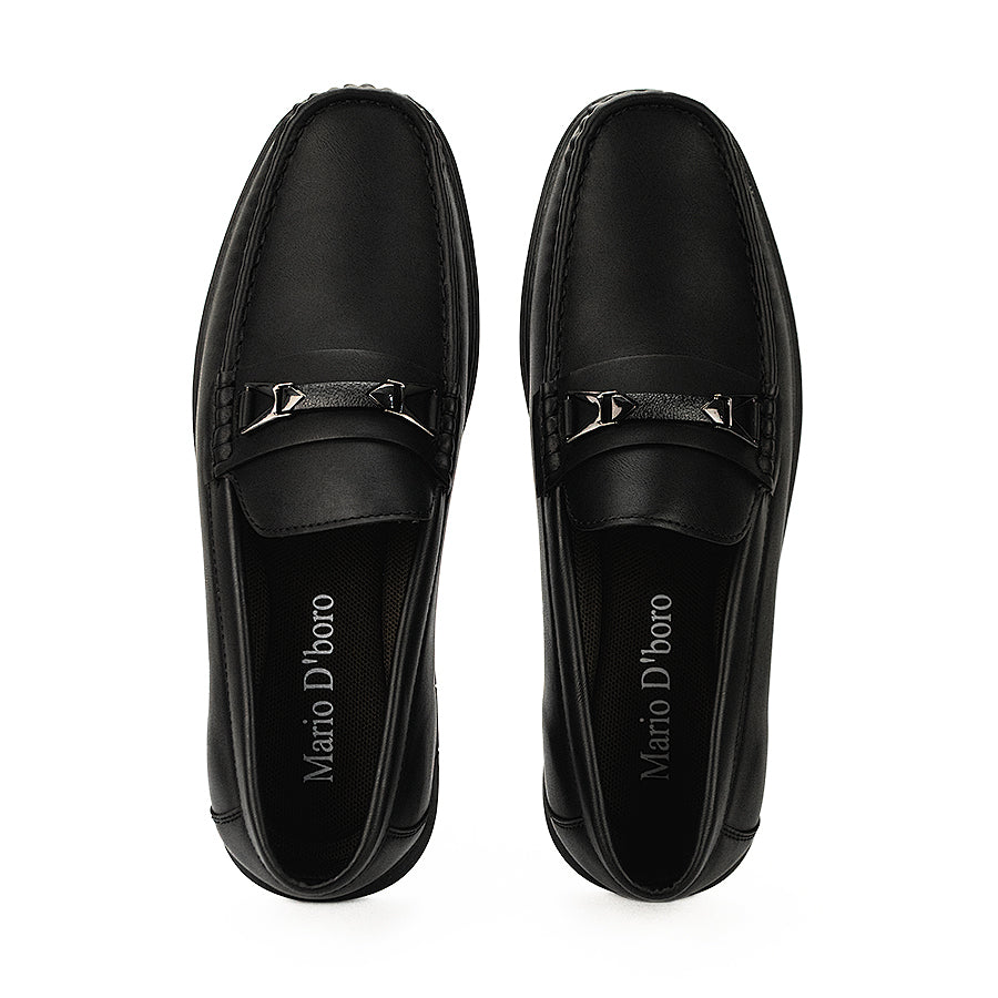 Mario D' Boro Men's Casual Loafers MW 23362 Black C35
