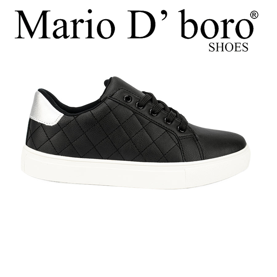 Mario D' Boro Women's Sneakers Shoes Lw 22548 Black/White