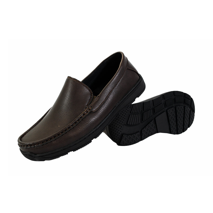 Mario D' Boro Men's Casual Loafers MX 25697 Black/Dark Brown C62