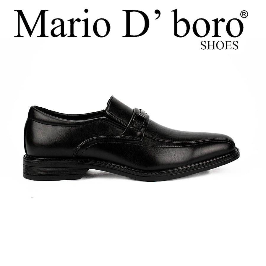 Mario D' Boro Men's Formal Shoes Slip On Mw 23042 Black C27