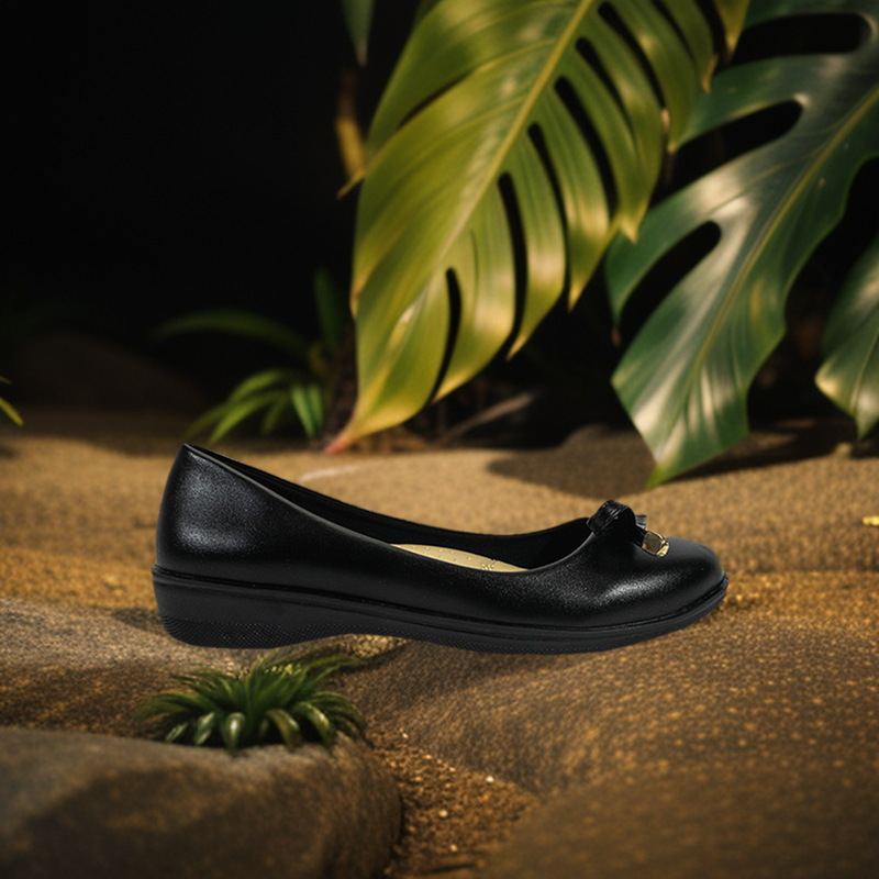 Mario D' Boro Women's SSHS Flats LX 26717 Black C54