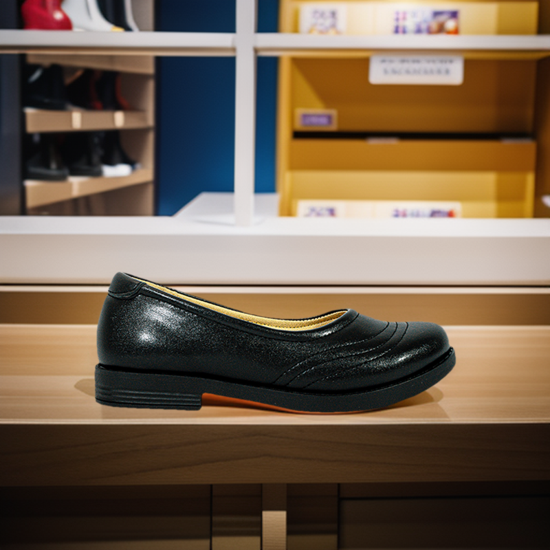Mario D' Boro Kids Girls Sshs Flats KX 24017 Black C55