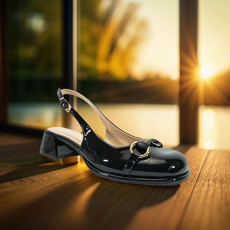 Mario D' Boro Women's Heeled Sandals LX 26848 Black/Taupe C54