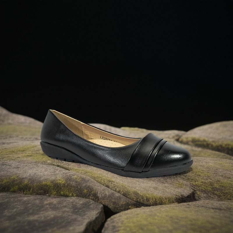 Mario D' Boro Women's SSHS Flats LX 26724 Black C54