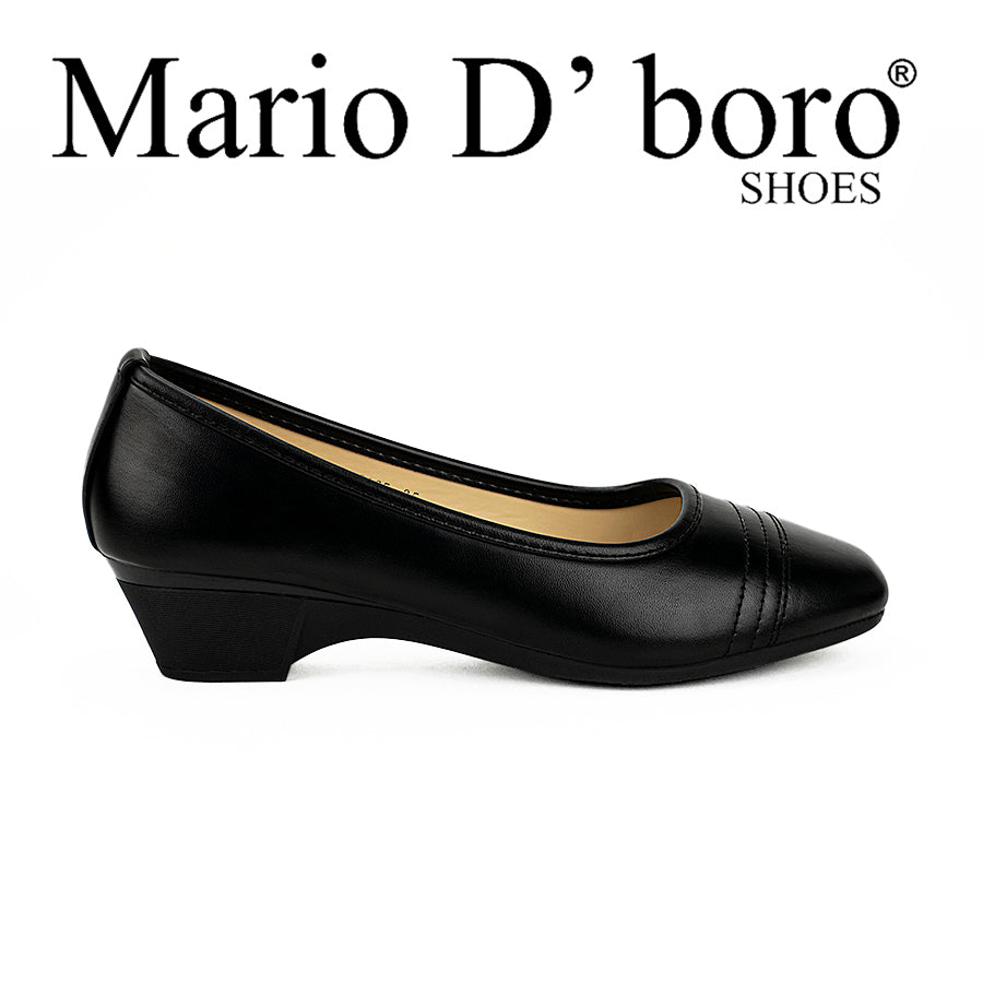 Mario D' Boro Women's Sshs Flats Lv 22165 Black C29