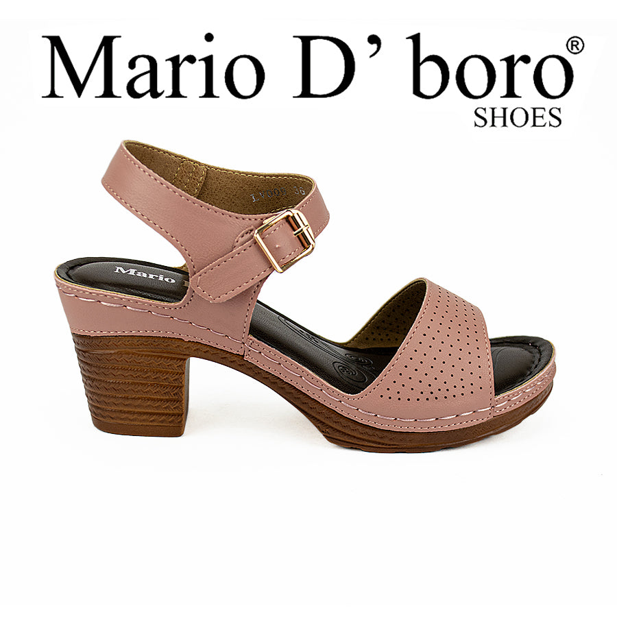 Mario D' Boro Women's Sandals Lv 009 Gray/Old Rose