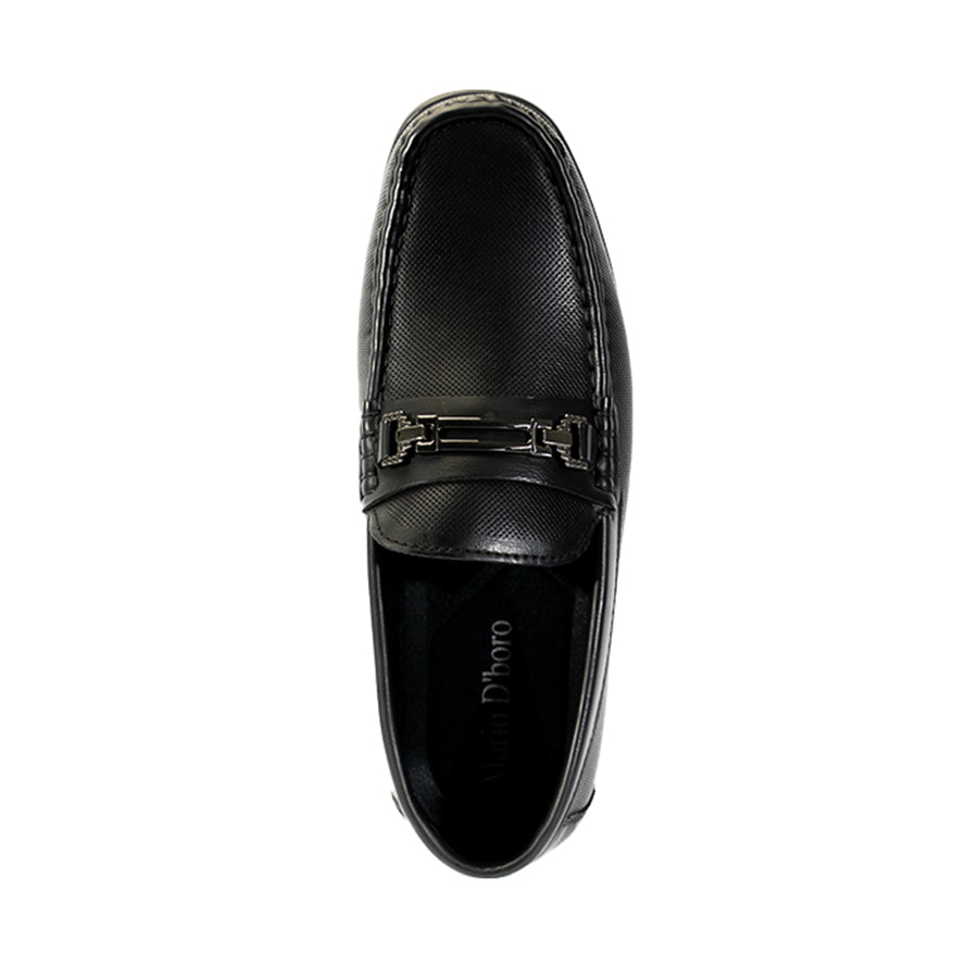 Mario D' Boro Men's Casual Loafers MX 25041 Black/Dark Brown C53
