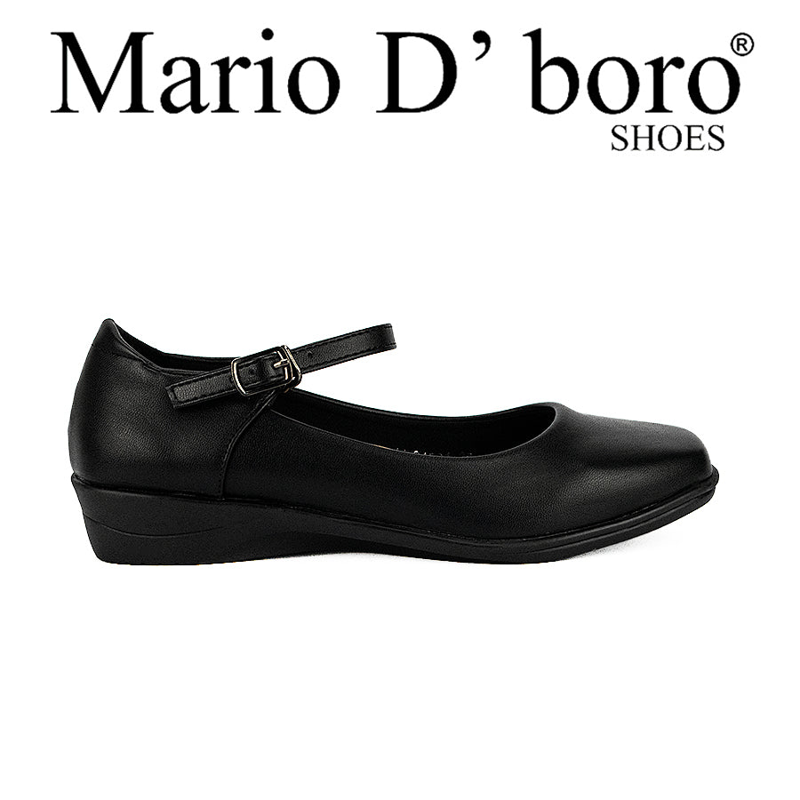 Mario D' Boro Women's Sshs Flat Lw 24591 Black C31 - C40