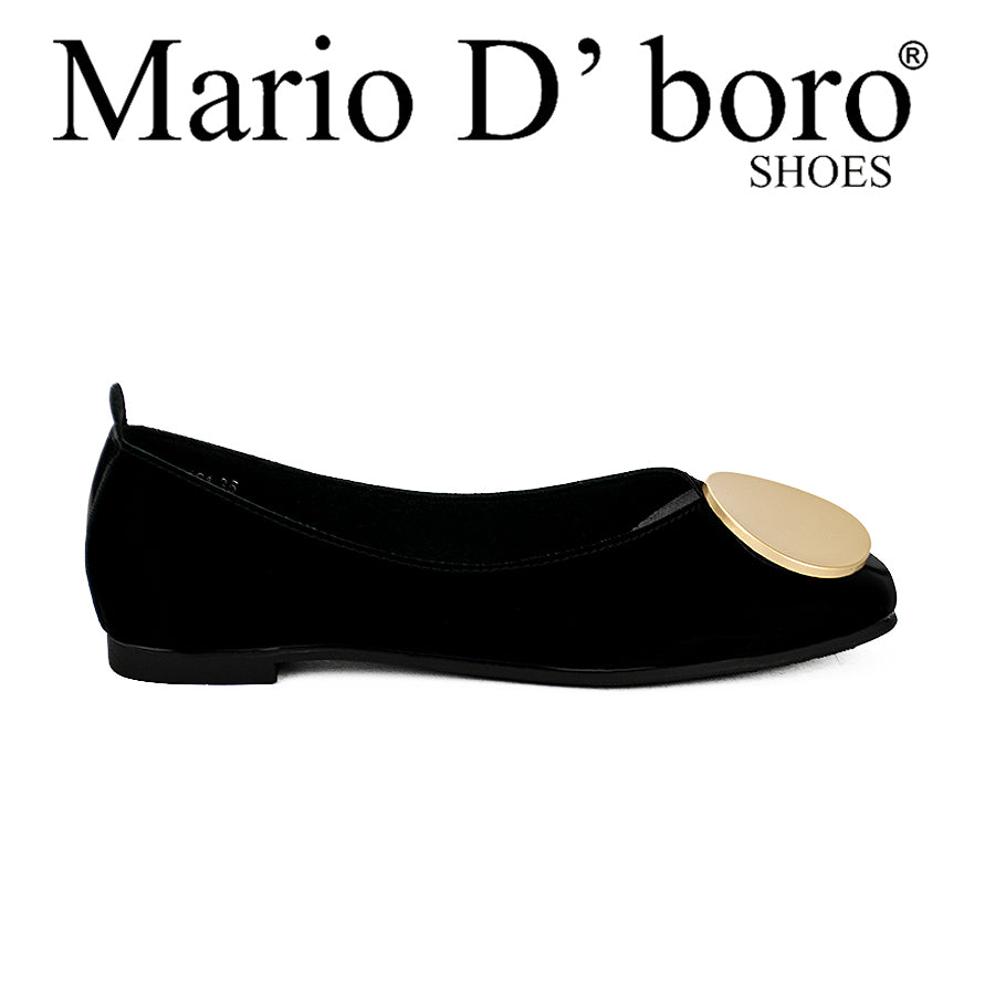 Mario D' Boro Women 'sFlat Lw 23421 Black/Old Rose