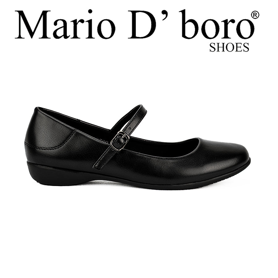 Mario D' Boro Women's Sshs Flat Shoes LW 23789 Black