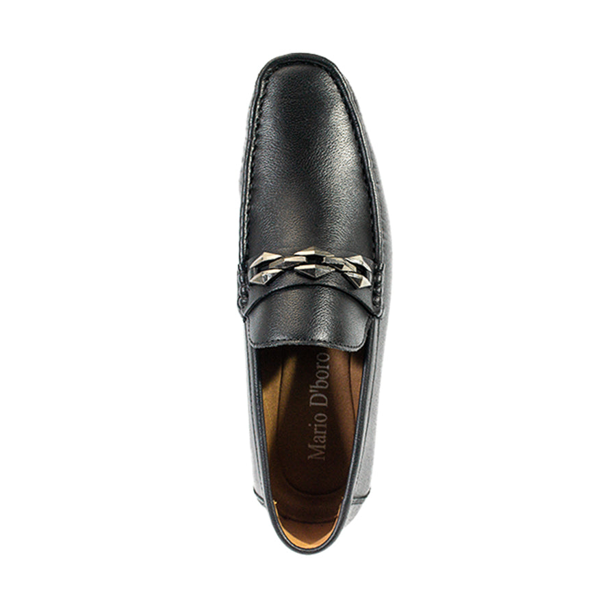 Mario D' Boro Men's Casual Loafer MX 25385 Black C57
