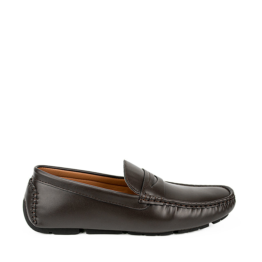 Mario D' Boro Men's Casual Loafers Shoes Mv 22043 Black/Brown