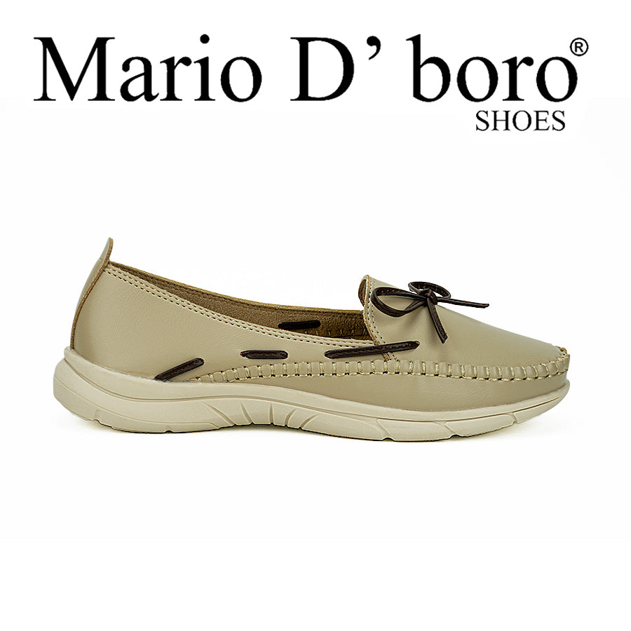 Mario D' Boro Women's Flat Lv 22318 Old Rose/Taupe
