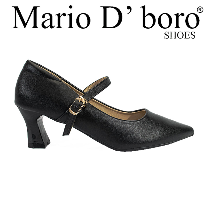 Mario D' Boro Women's College Pumps LX 27323 Black