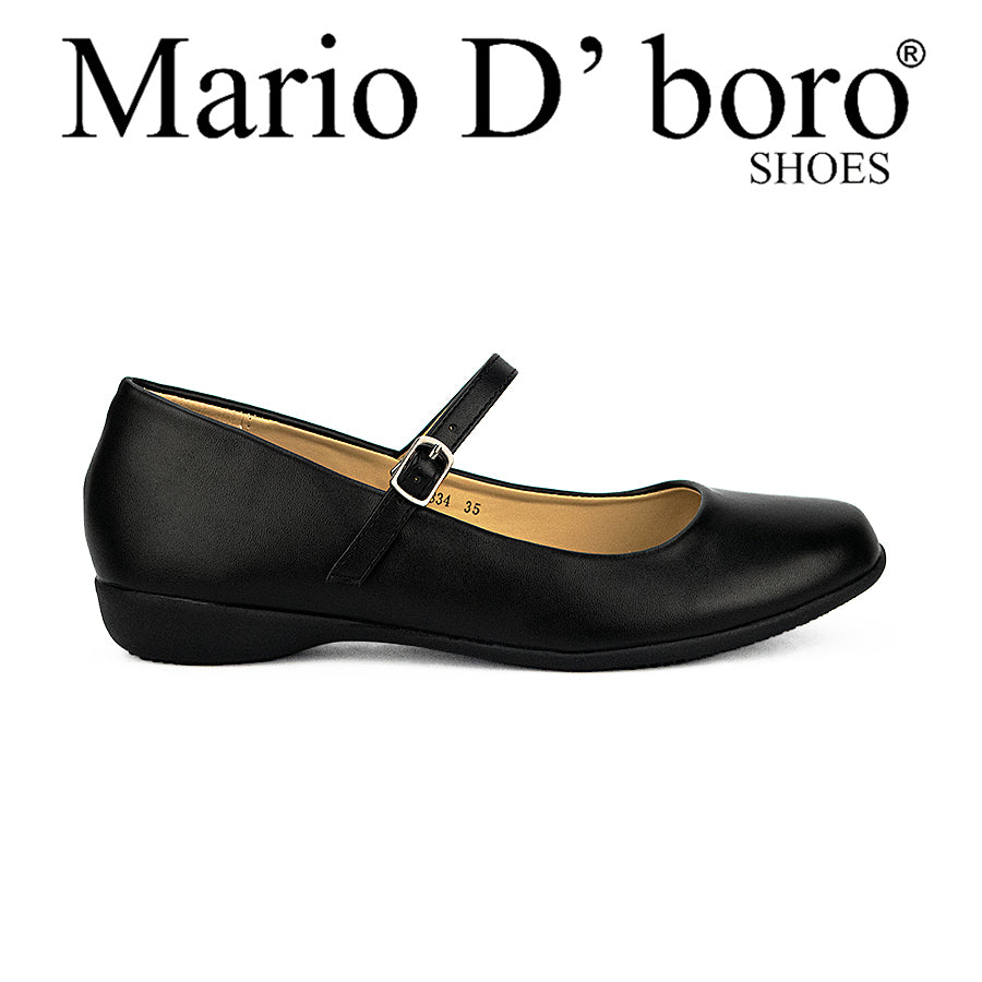 Mario D' Boro Women's Sshs Flat Lw 23834 Black C37