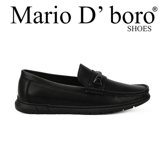 Mario D' Boro Men's Casual Loafers MW 23362 Black C35