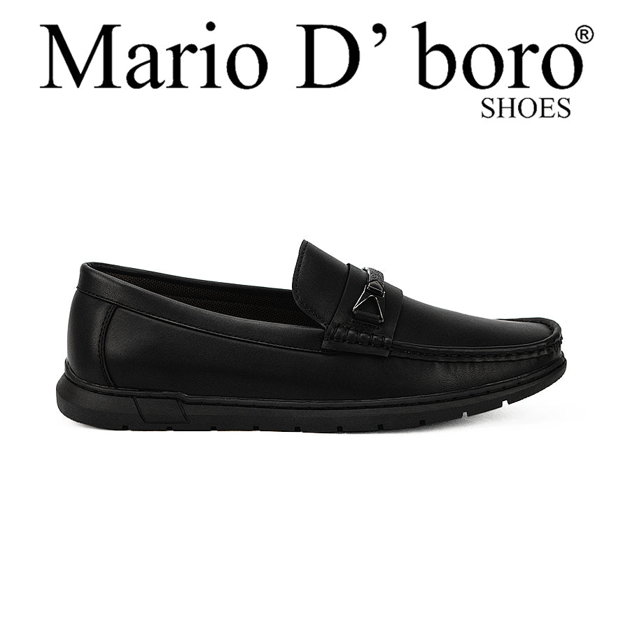 Mario D' Boro Men's Casual Loafers MW 23362 Black C35
