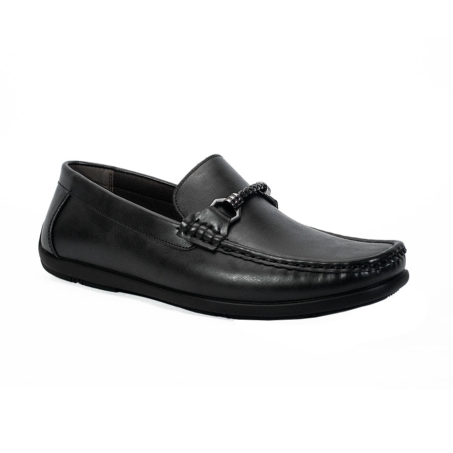 Mario D' Boro Men's Casual Loafers MY 25804 Black C64
