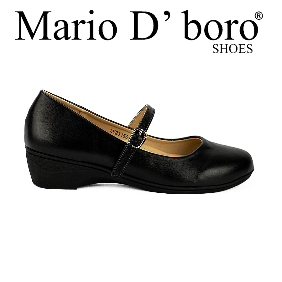 Mario D' Boro Women's Sshs Flats Shoes LW 23158 Black