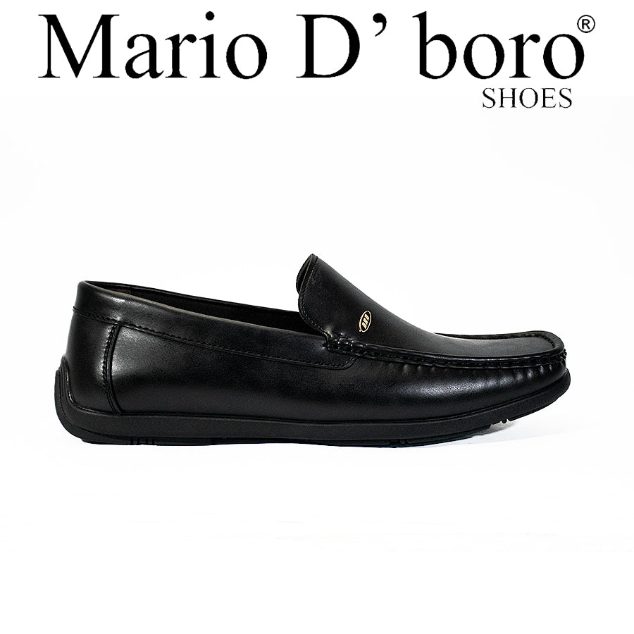 Mario D' Boro Men's Casual Loafers MY 25802 Black C64