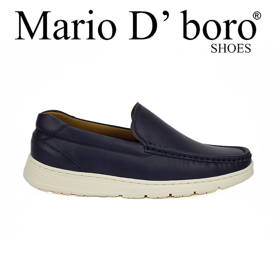 Mario D' Boro Men's Casual Shoes Mw 22557 Black/Navy Blue