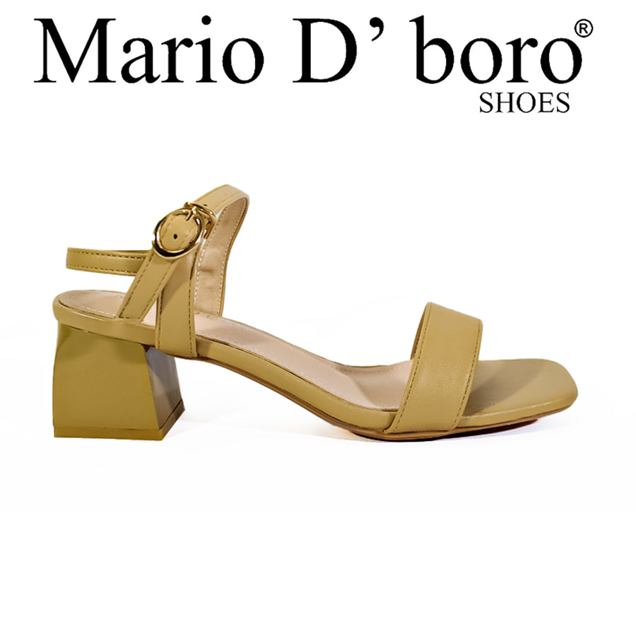 Mario D' Boro Women's Heeled Sandals Lv 22530 Black/Bone/Beige