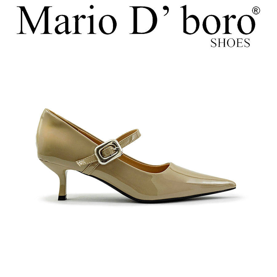 Mario D' Boro Women's Office Pumps LY 29306 - Black & Taupe C83