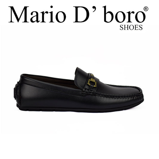 Mario D' Boro Men's Casual Loafers Mw 22366 Black